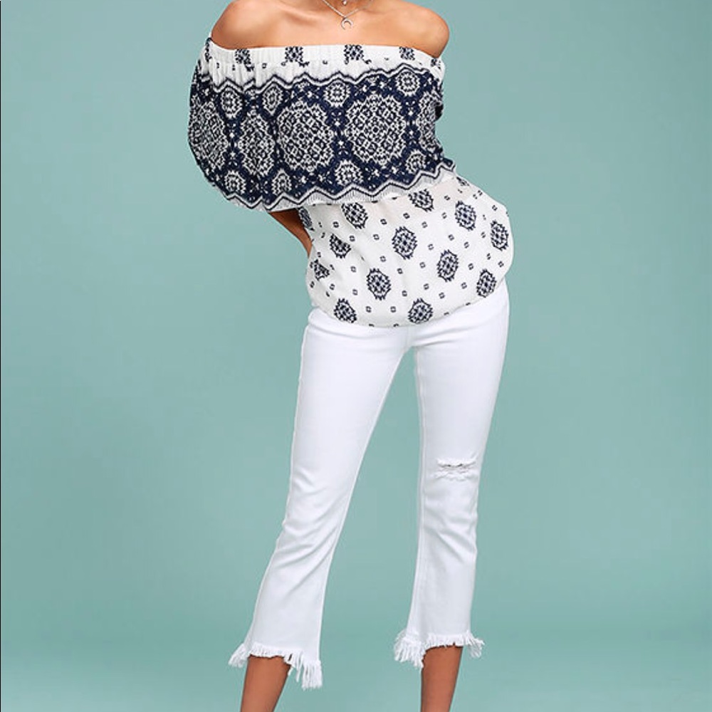Tripoli off the shoulder top...never worn!